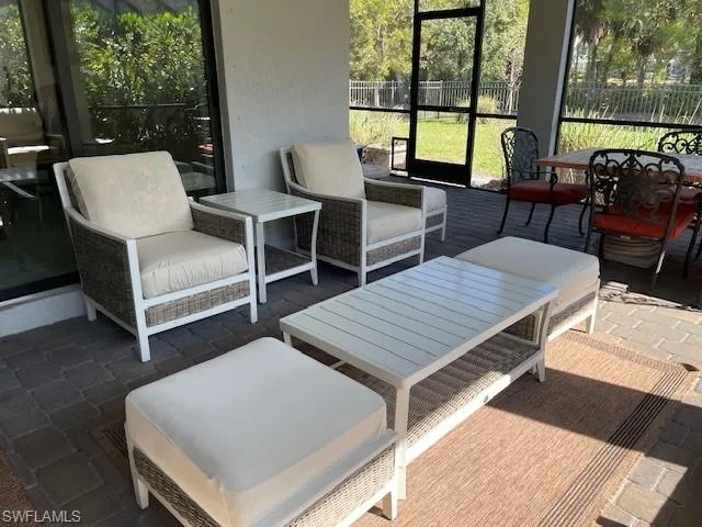 View of patio