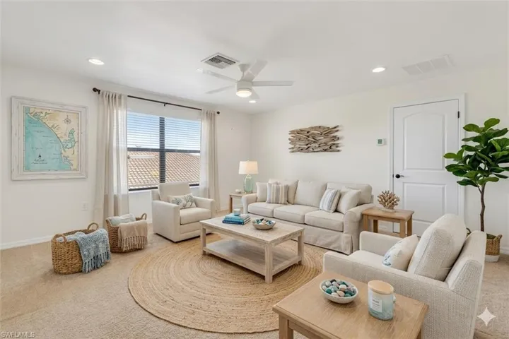 2nd story loft virtually staged
