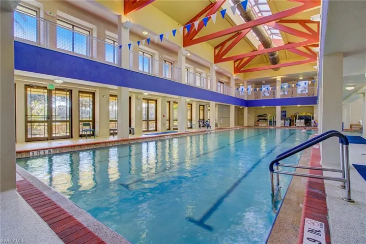 Community Indoor pool with Walking Track