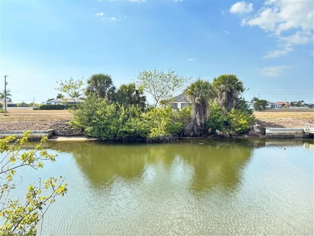 From across the canal