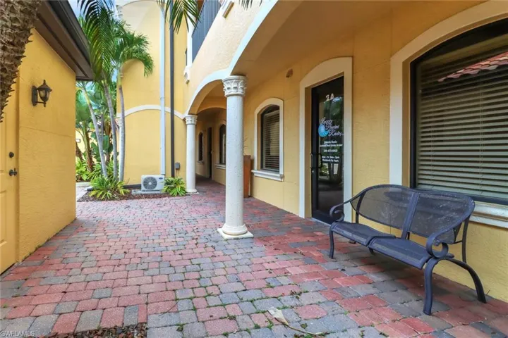 View of patio