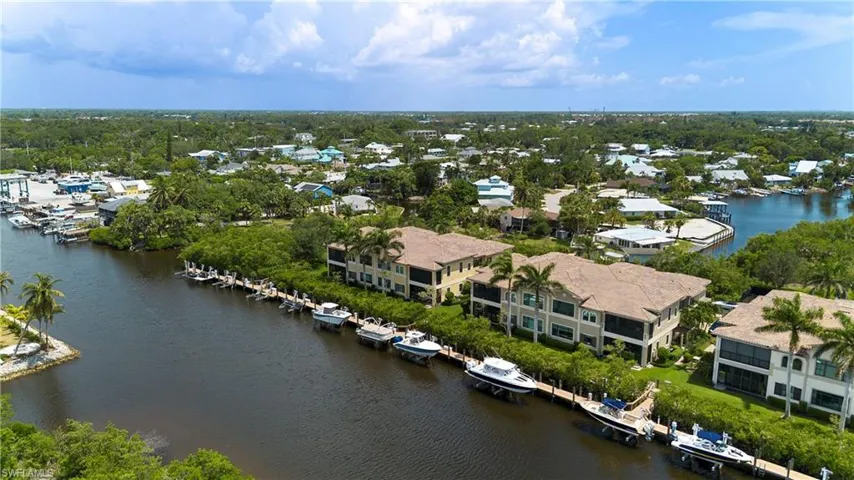 Subject property sits along Haldeman Creek with Gulf Access straight into the Naples Bay!