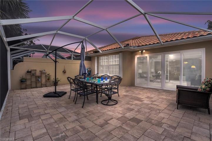 Lovely evening entertaining area
