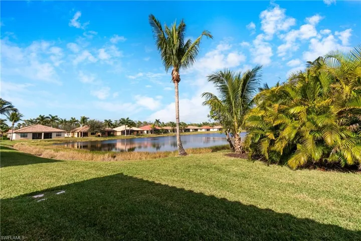 View of yard featuring a water view