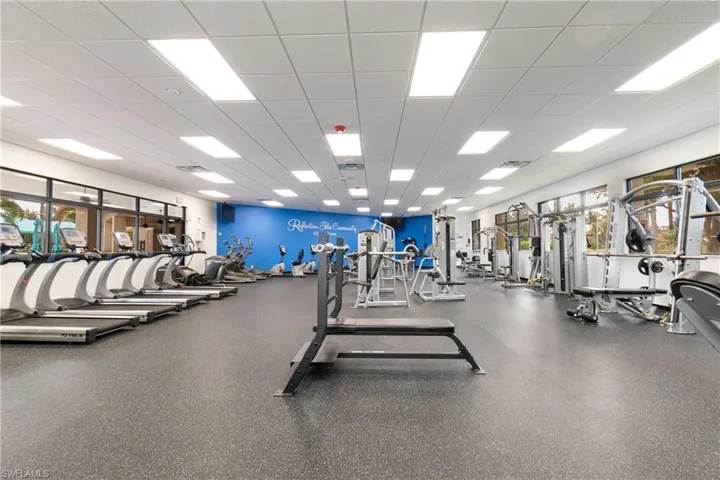 Workout area