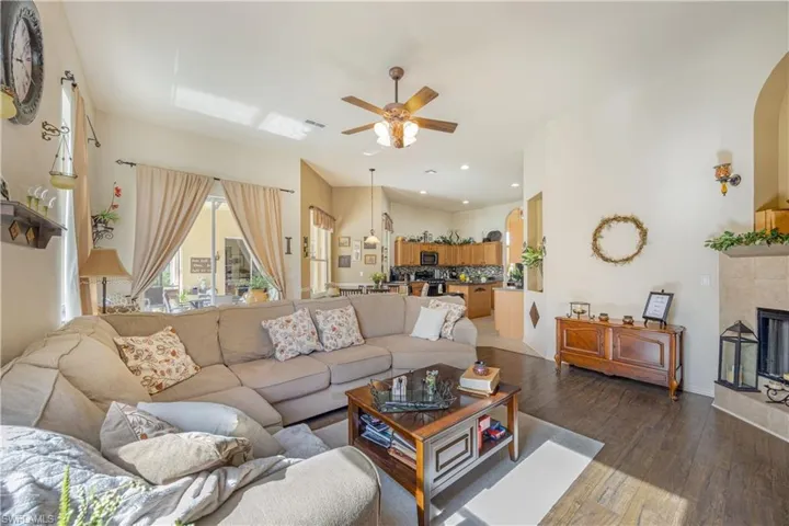 Spacious family room