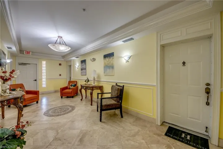 Come in to your Private Lobby for your Floor, Subject door is on right