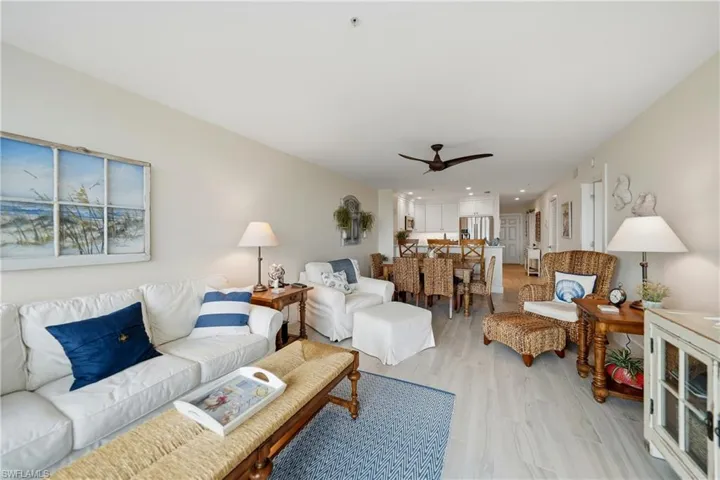 Open Living Room/Dining Room Combo - Bay Views
