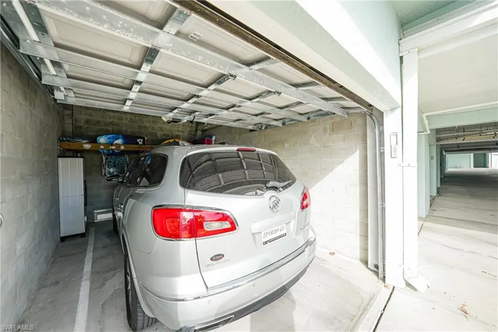 Large Garage with Opener and Storage
