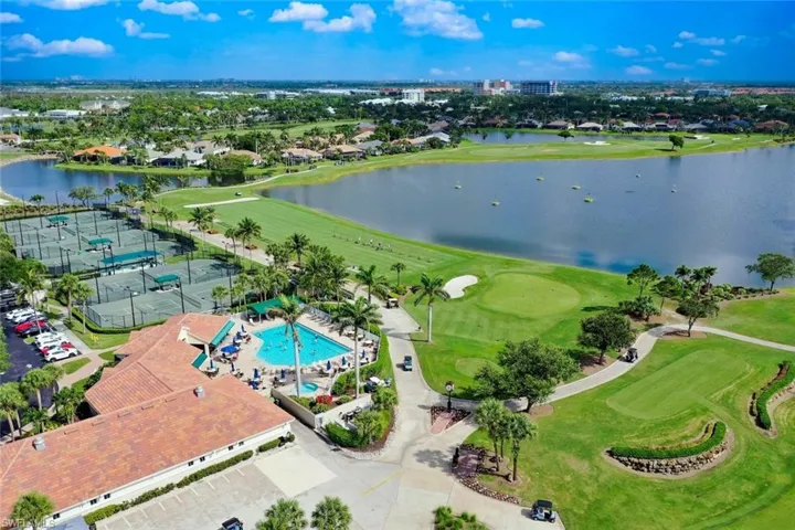 Putting and chipping green and the resort style pool.