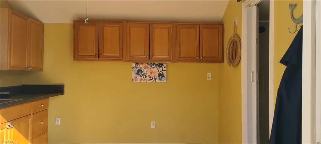 View of laundry room