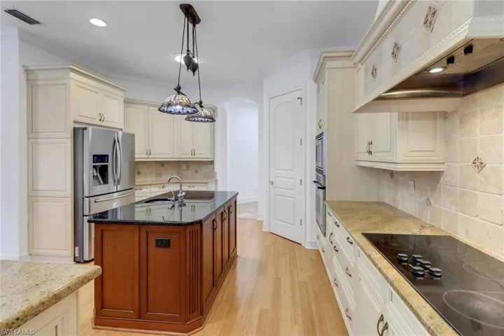 Tons of storage space in kitchen. Large walk-in pantry.