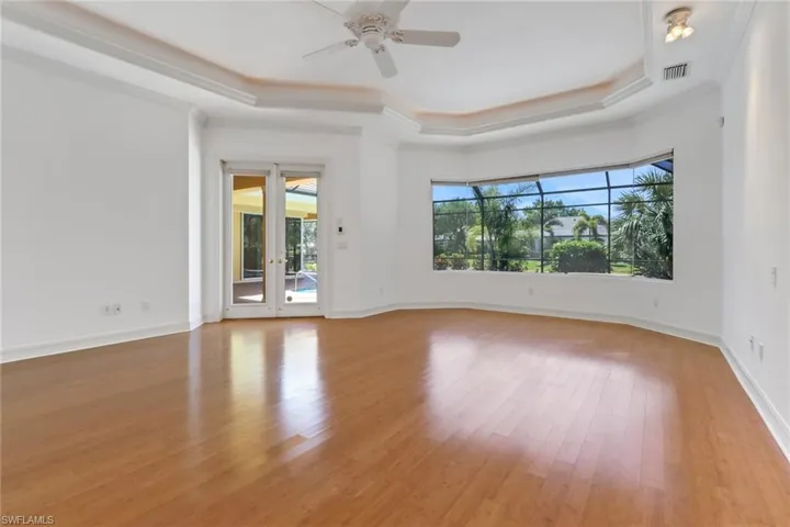Over 750sf of space in primary suite.