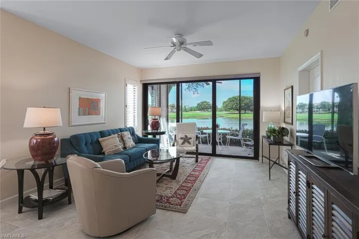 Great Room w/ New Sliding Glass Doors Opening to Lanai