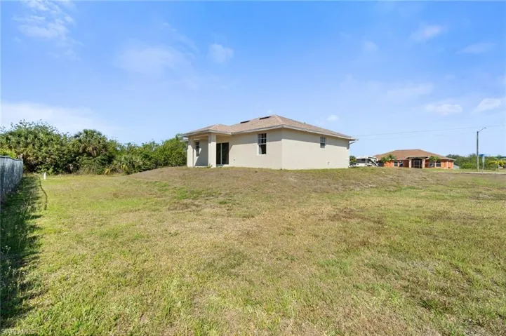 Spacious corner lot!