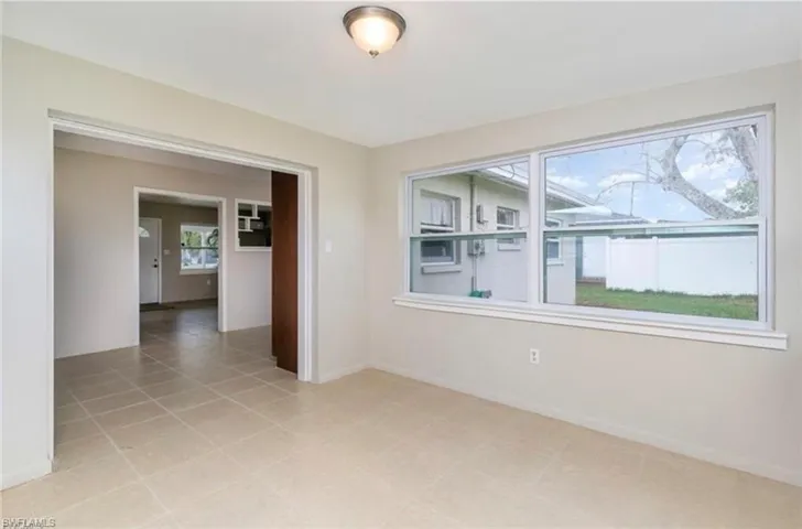Spare room with baseboards