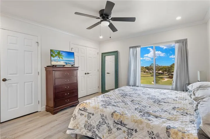 Main Bedroom view of the Golf course