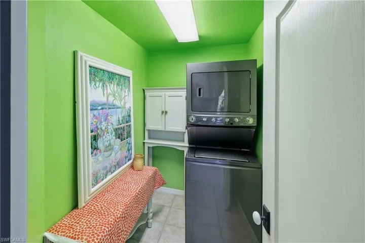 Laundry room on upper level