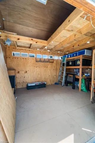 View of storage area