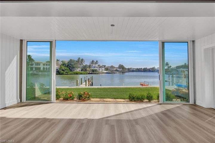 Enjoy long views of Hurricane Harbor from your living area