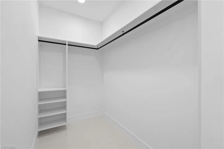 View of spacious closet