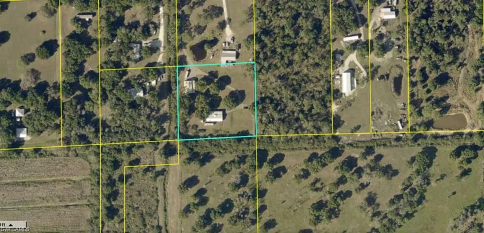 Aerial overview of property's location