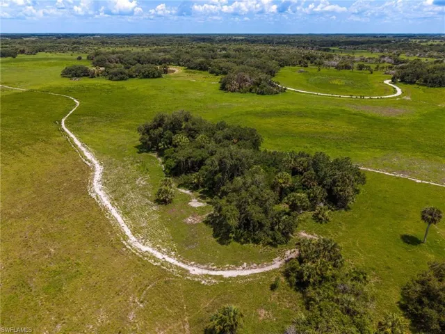 Expansive acreage featuring abundant green pastures and mature tree clusters