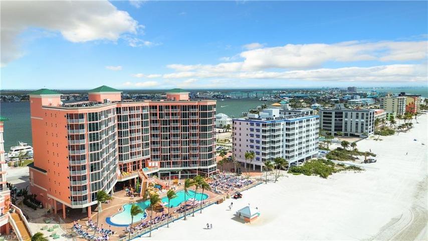 Pink Shell main pool and lobby building