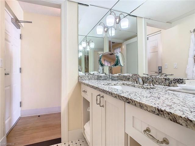 Upgraded vanity