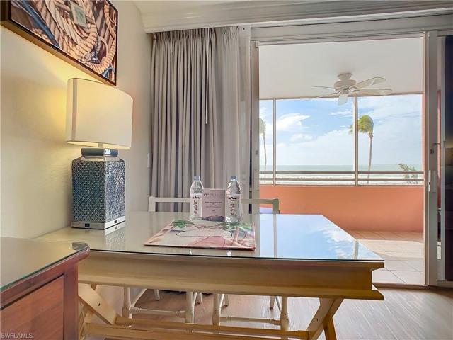 Writing desk area