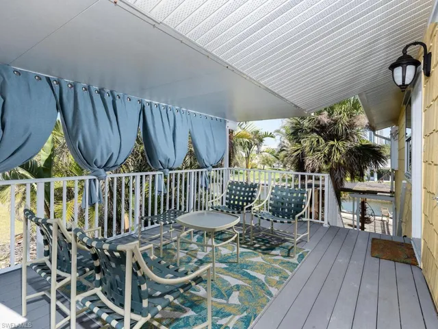 View of deck