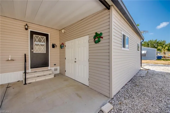 Doorway to property