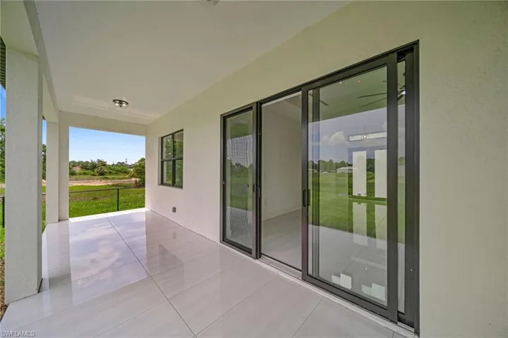 View of patio