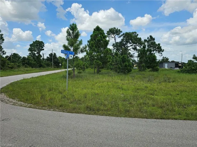 View of street and lot