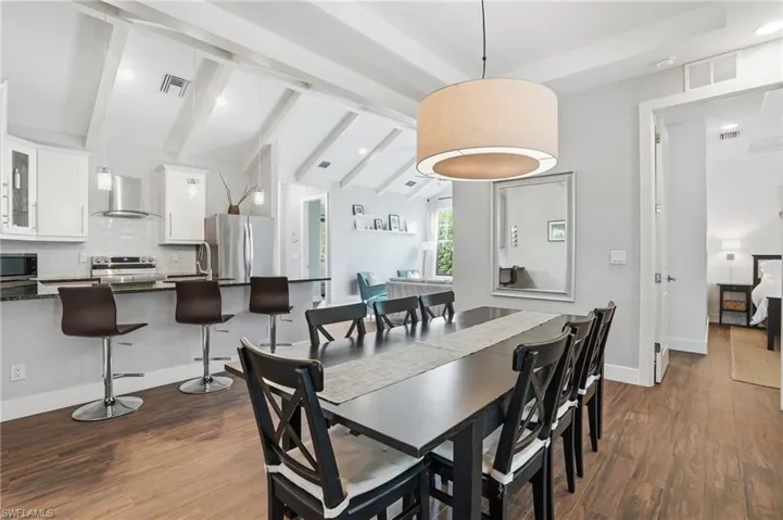 Spacious dining area perfect for everyday living and entertaining.