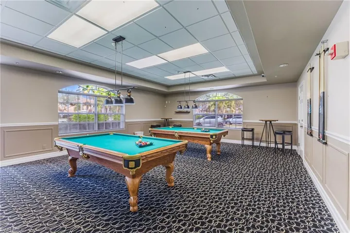 Billiard room