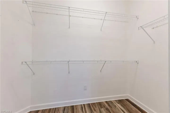 Primary walk in closet