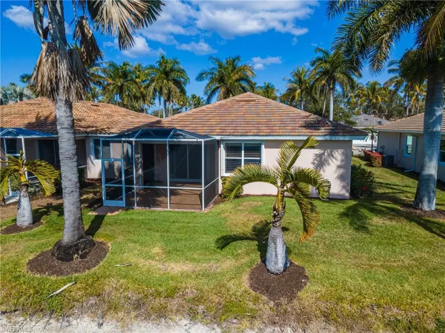 Rear of property
