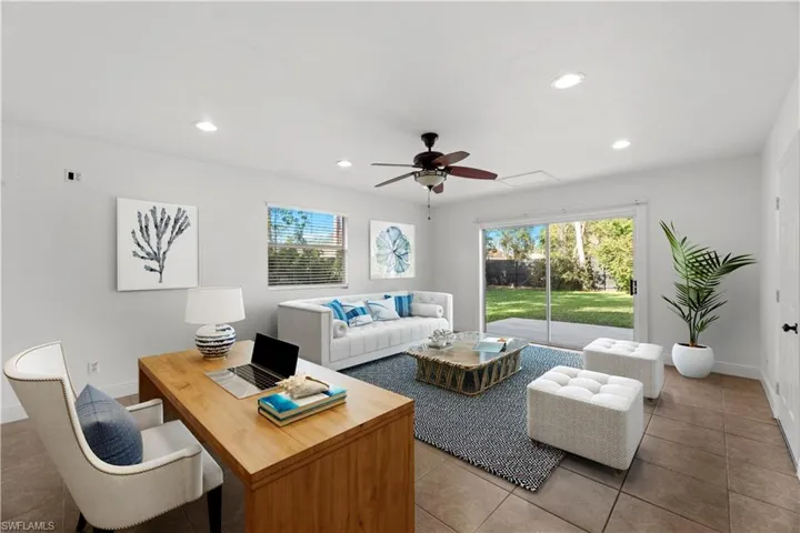 Guest Cabana - digitally staged