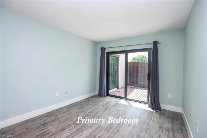 First floor primary bedroom