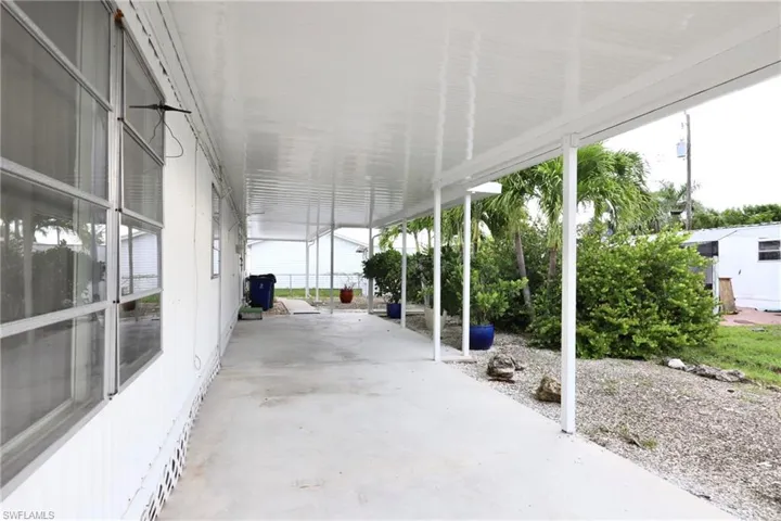 View of patio