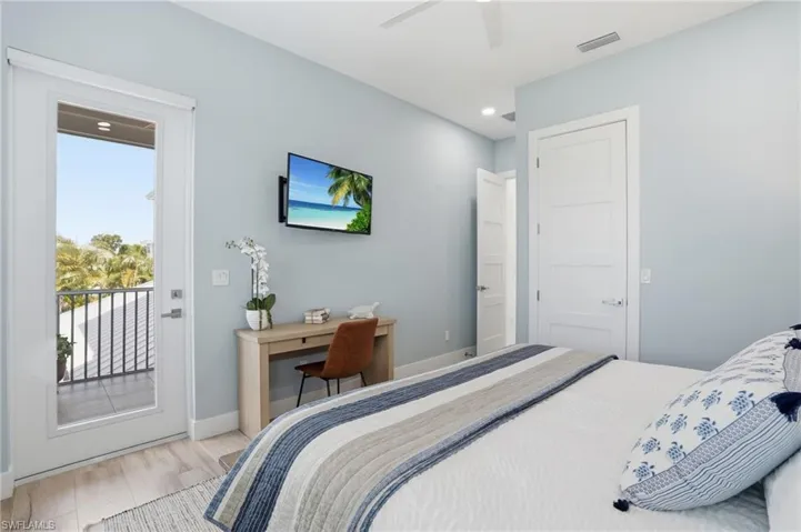 Guest bedroom 3 leads to outdoor balcony