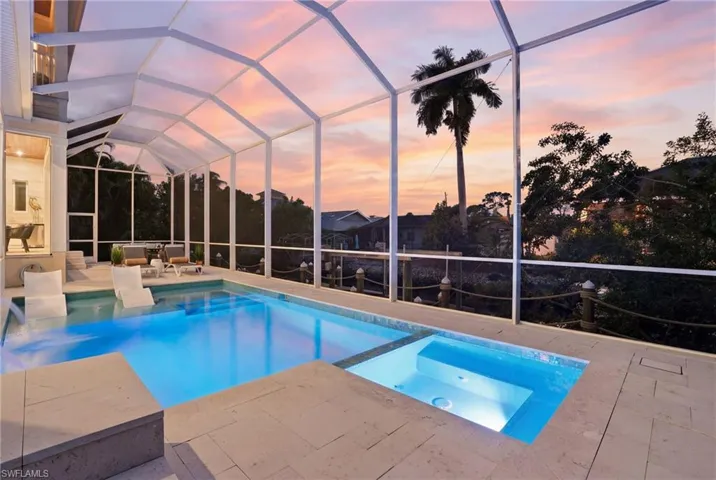 Saltwater pool and spa