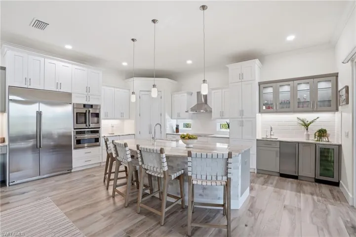 Chef's dream, oversized refrigerator, walk in pantry