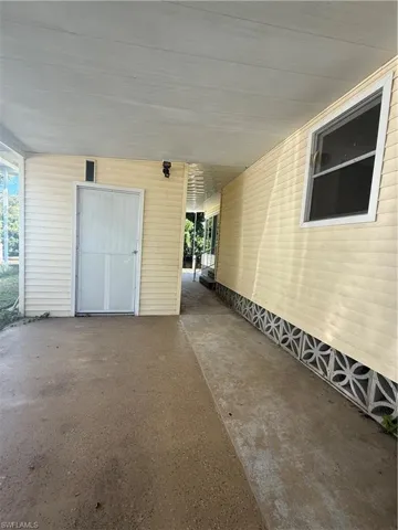 View of patio