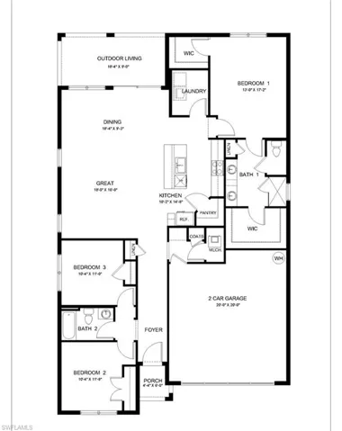 628 Parkshore Lake Ave, Cape Coral, Florida 33993
