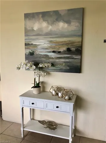 Entry area to condo