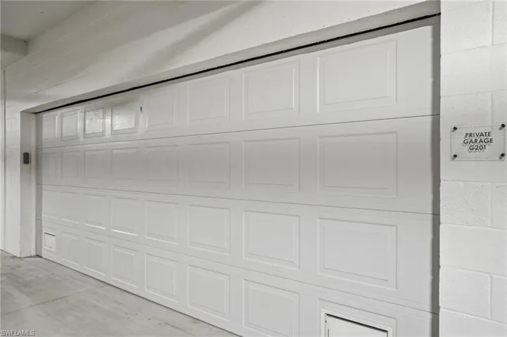 Private 2-Car Garage within Secure Garage