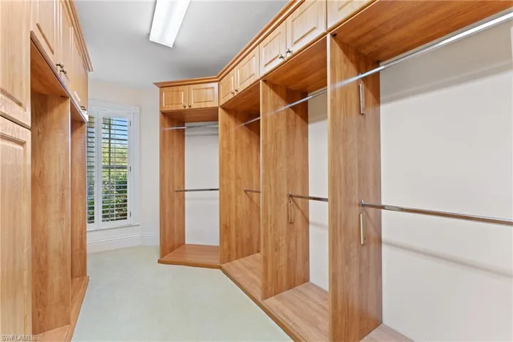 View of spacious closet