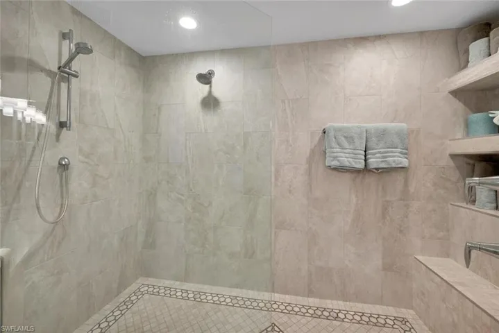 Primary bathroom shower